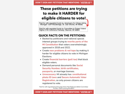 Circulators Paid $4/Signature to Put "Voter ID" on the Ballot in 2026