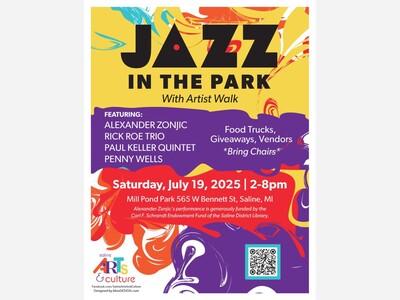 Tomorrow! Jazz in the Park Returns to Saline