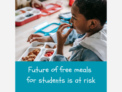 Free Meals for Students is at Risk