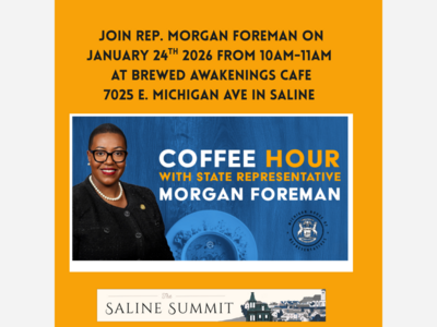 Coffee Hour with Rep. Foreman this Saturday